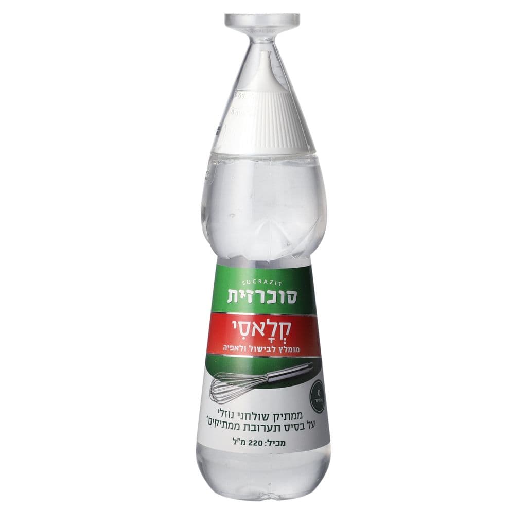 סוכרזית קלאסי, ממתיק נוזלי בטעם הקלאסי 220 מל