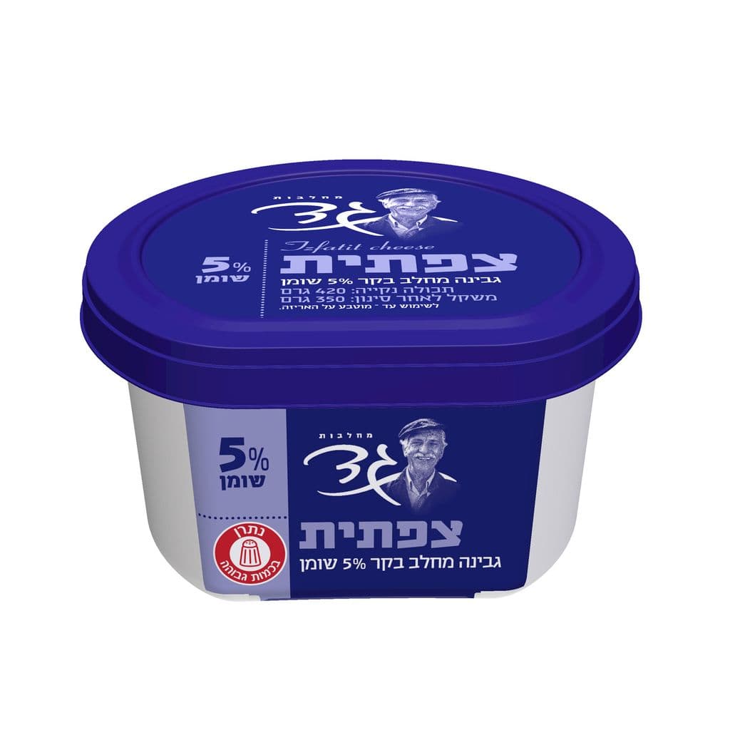 גבינה צפתית5% שומן 350ג