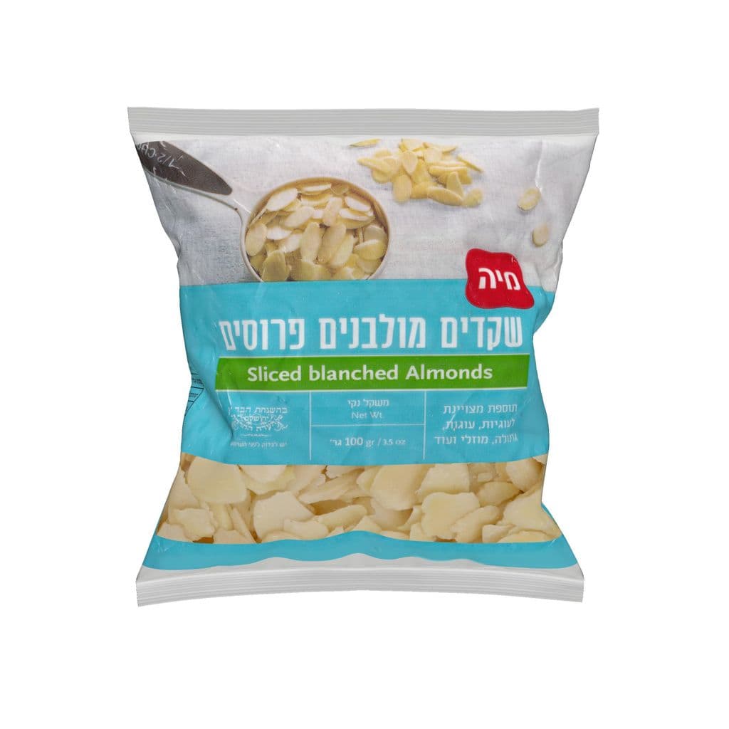 שקד מולבן פרוס 100 גר' מיה