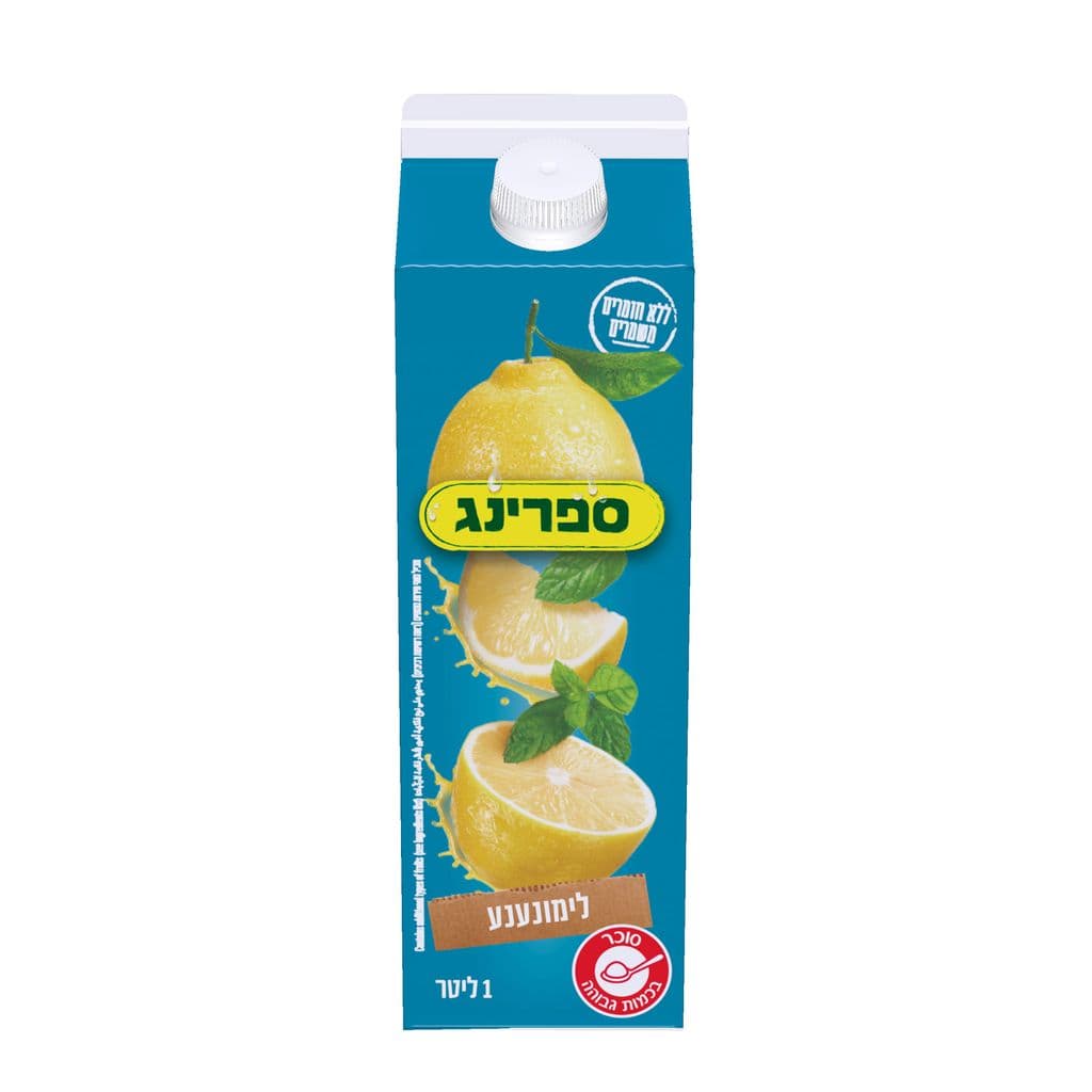 נקטר ספרינג לימונענע 1ל'