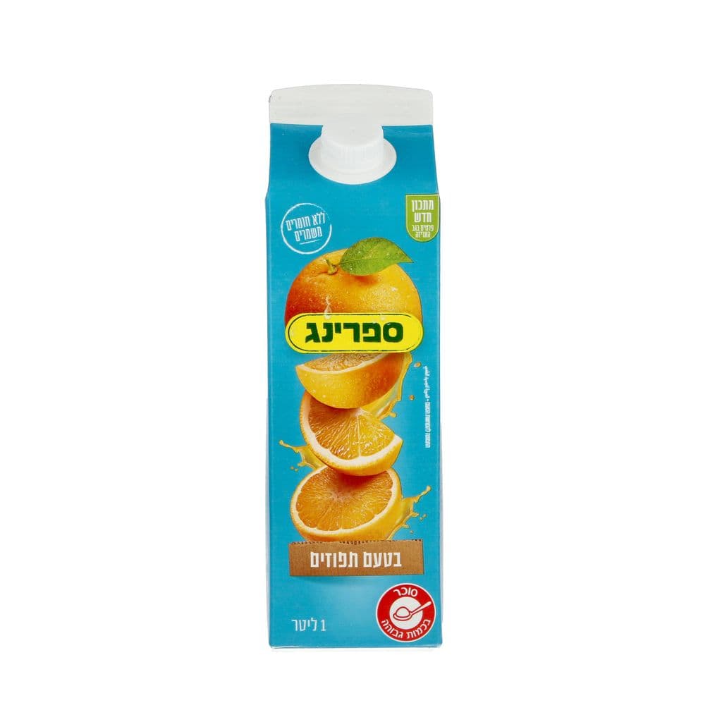נקטר ספרינג תפוזים 1ליטר