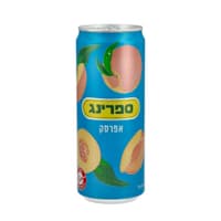 ספרינג פחית אפרסק 330 מ"ל