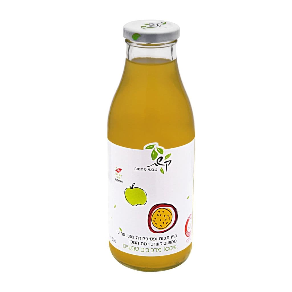 Jus naturel pomme et fruit de la passion 500 ml, Baz