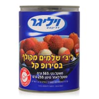 ליצי שלם מקולף בסירופ קל ויליגר 565 גרם