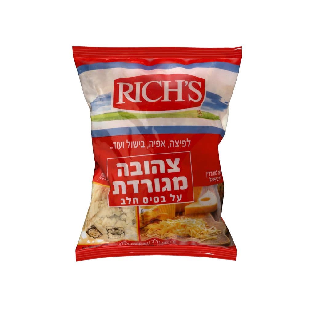 גבינה מגורדת על בסיס