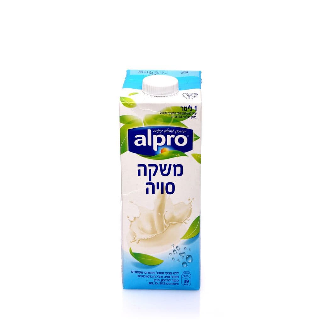 אלפרו משקה סויה 1 ליטר