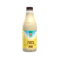 משקה חלב בננה בקבוק 1 ל'