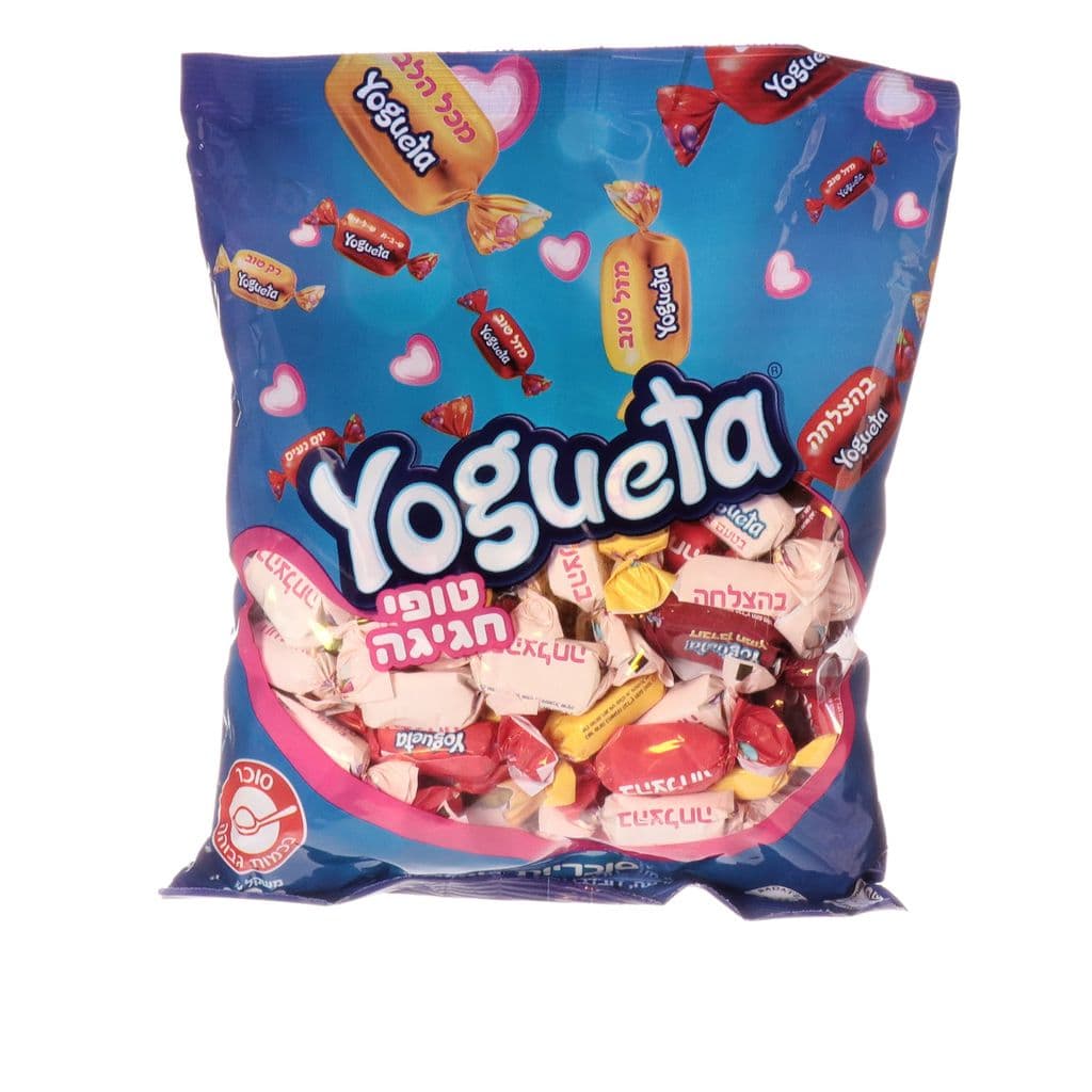 Yogeta bonbons caramel mou aux fruits 850 g