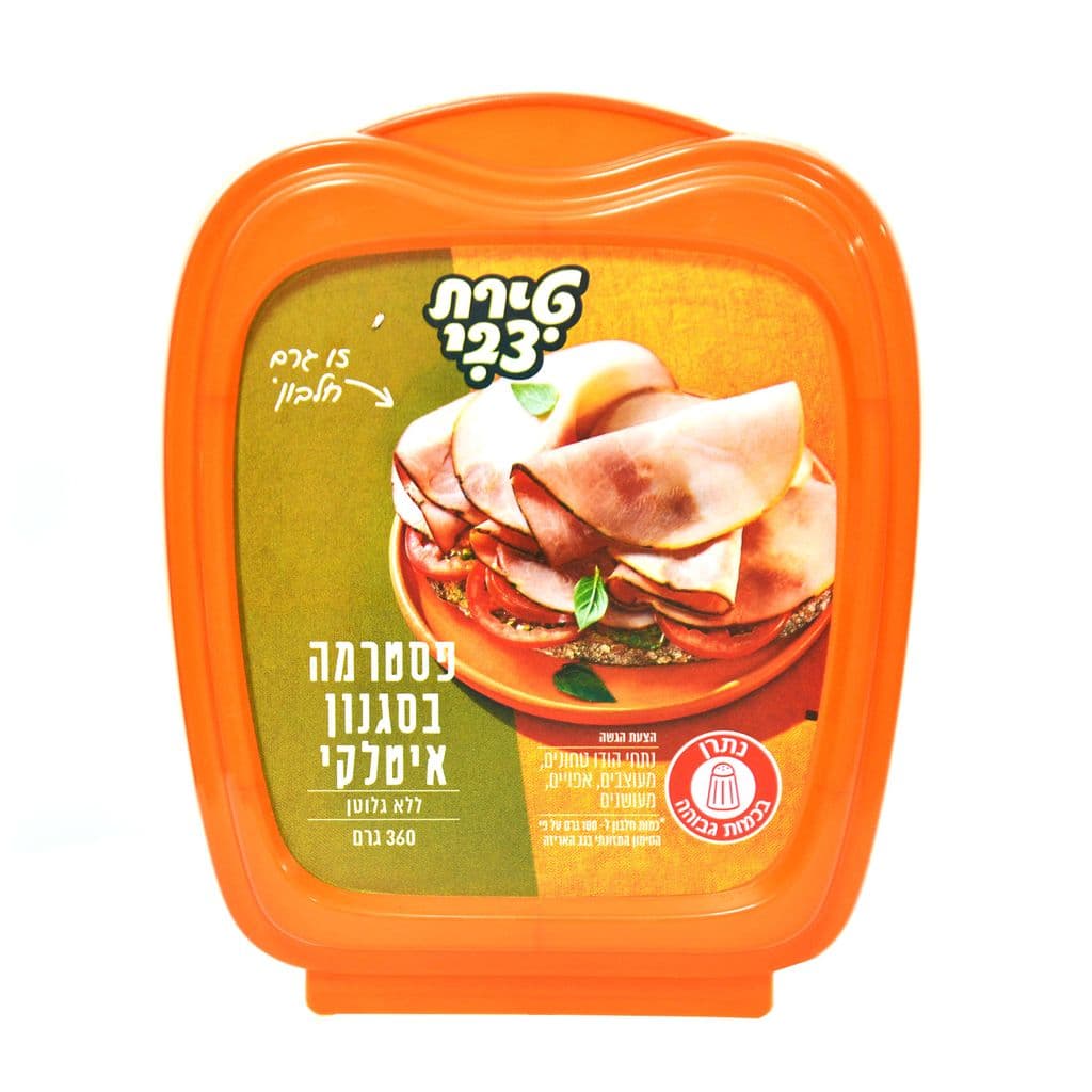 פסטרמה איטלקית 3.5% טירת צבי 360 גרם