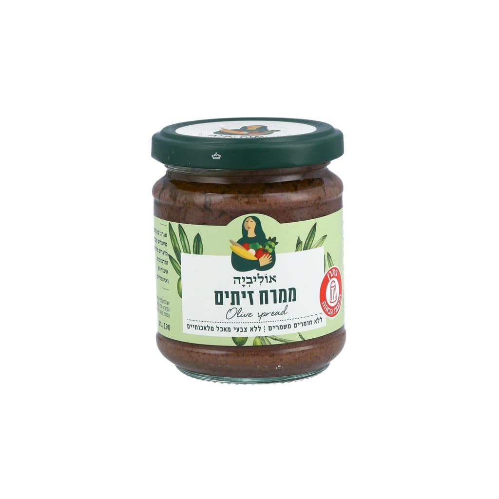 ממרח זיתים שחורים 190גר