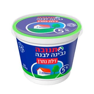 גבינה לבנה תנובה 5% דלת נתרן 250גרם