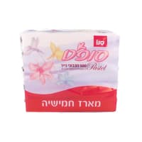 סנו סופט פסטל – ממחטות אף דו שכבתיות במארז חמישייה, 5*100 יחידות