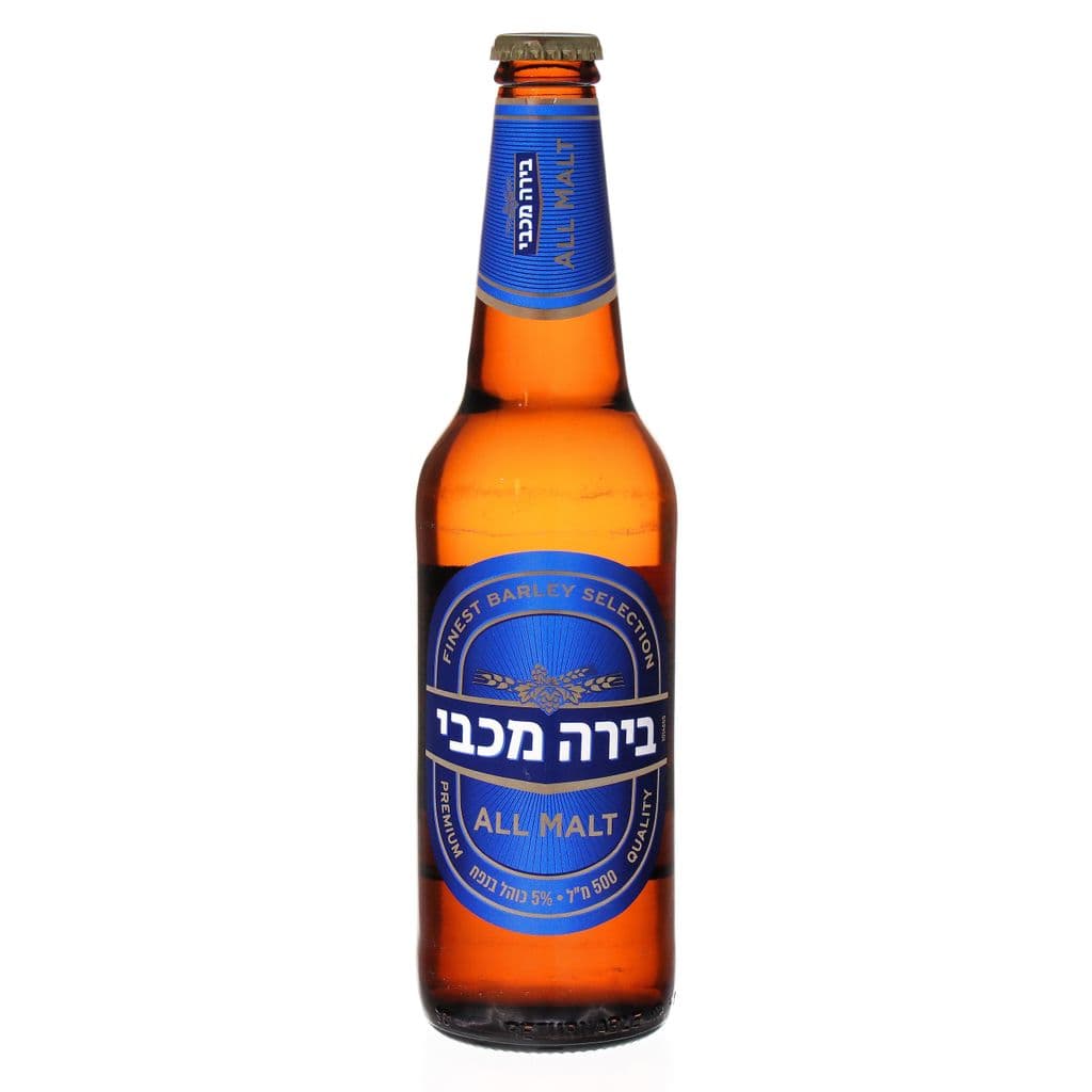 בירה מכבי בקבוק חוזר 500 מ"ל