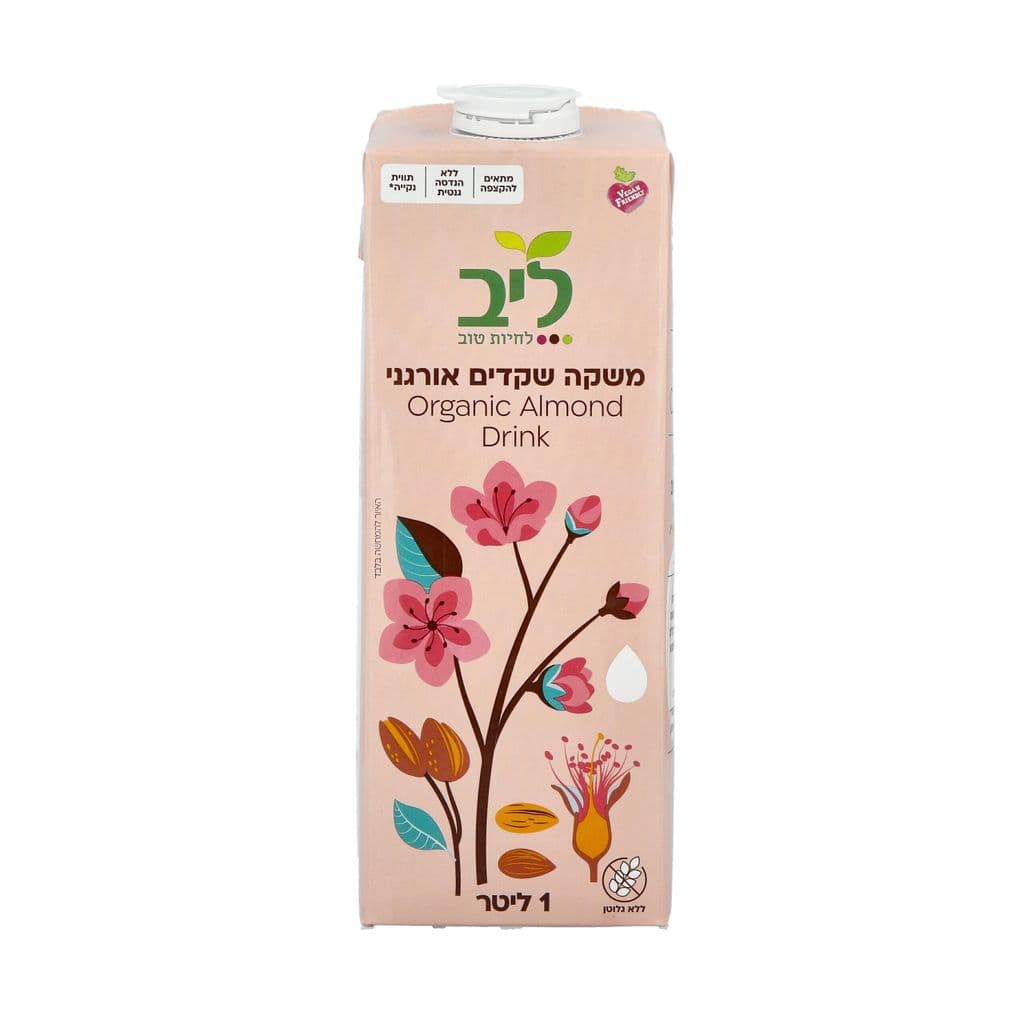 משקה שקדים אורגני ליב