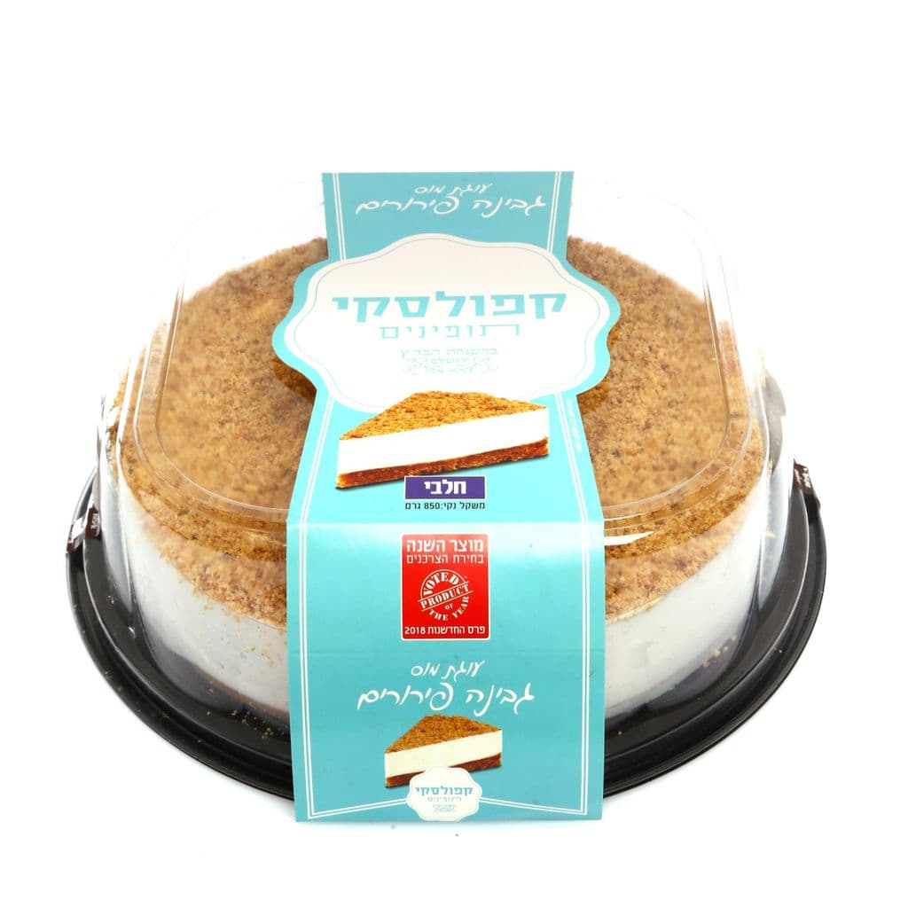 קפולסקי עוגת מוס גבינה פירורים