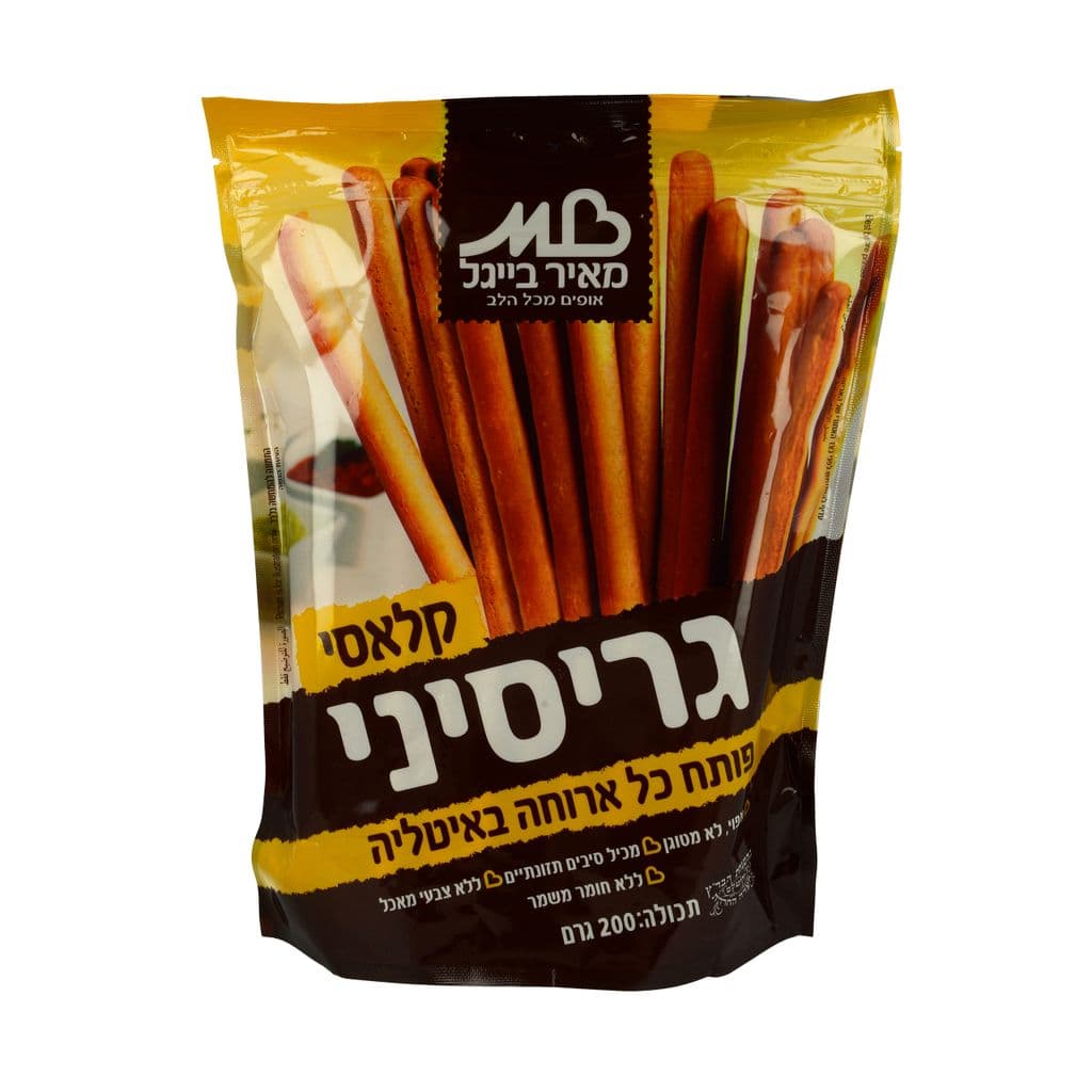 מאיר בייגל מקלות גריסיני קלאסי 200 גרם