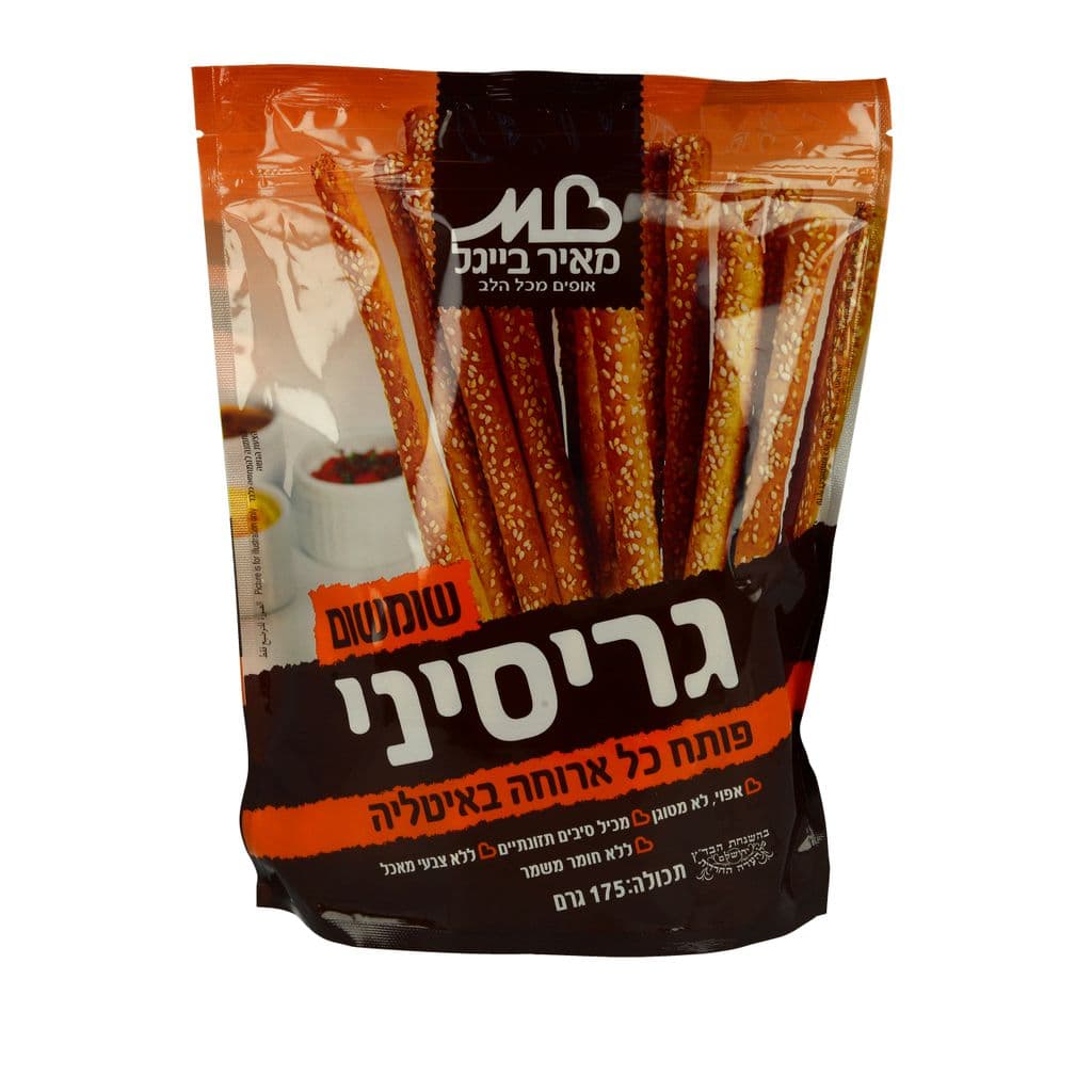 מאיר בייגל מקלות גריסיני שומשום 175 גרם