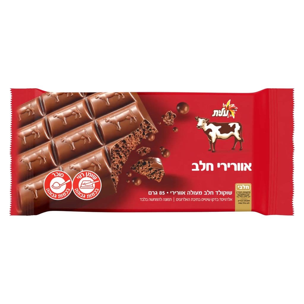 Chocolat au lait Elite Cow aérien 85g Badatz