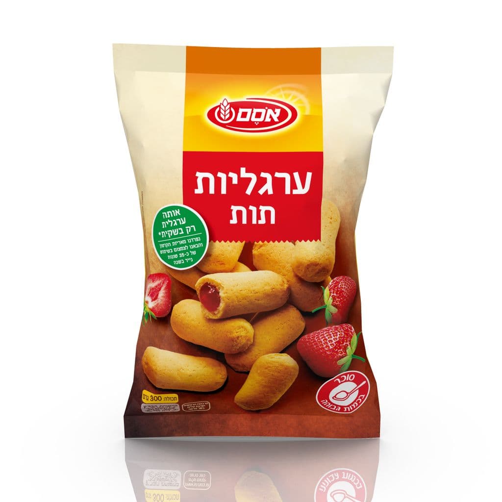 ערגליות תות חדש 300 גרם