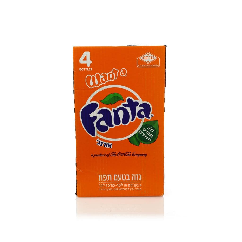 Fanta Orange Flavor Drink Box  4*1.5 L