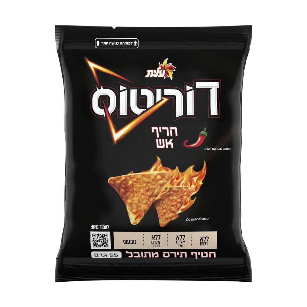 דוריטוס חטיף חריף אש 55 ג'