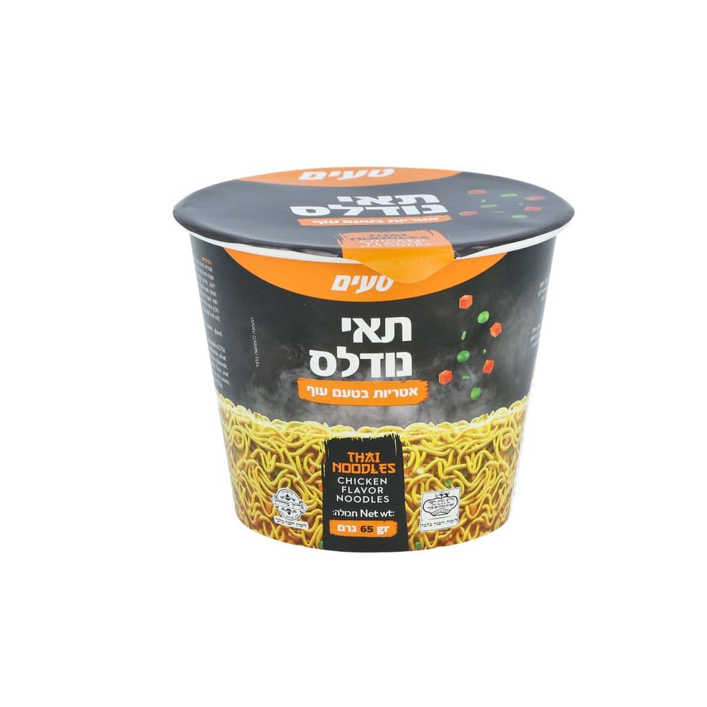 נודלס בטעם עוף בכוס 65 גר' טעמן