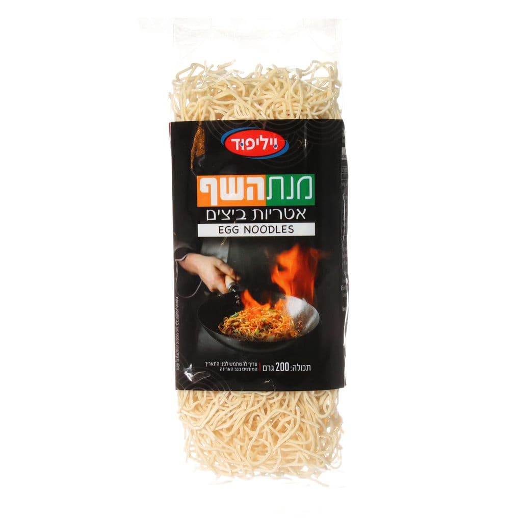וילי פוד נודלס אטר.ביצים מסולסל בדץ 200ג