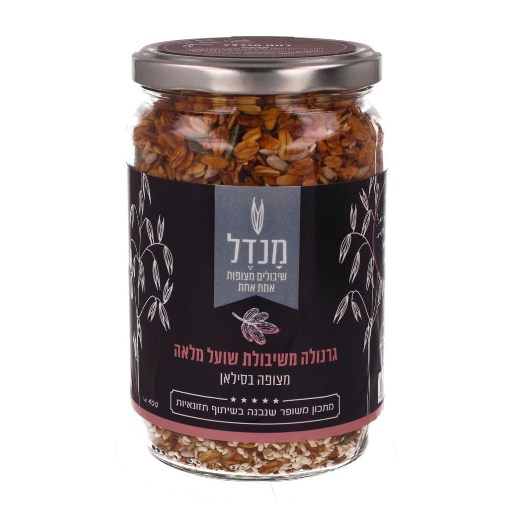 Granola Mandel à l'avoine complète enrobé de sirop de dattes 400 g