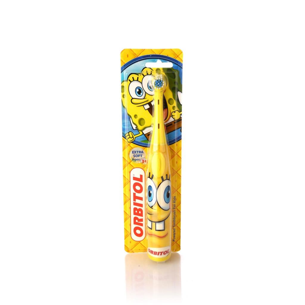 מברשת שיניים חשמלית אורביטול בוב ספוג