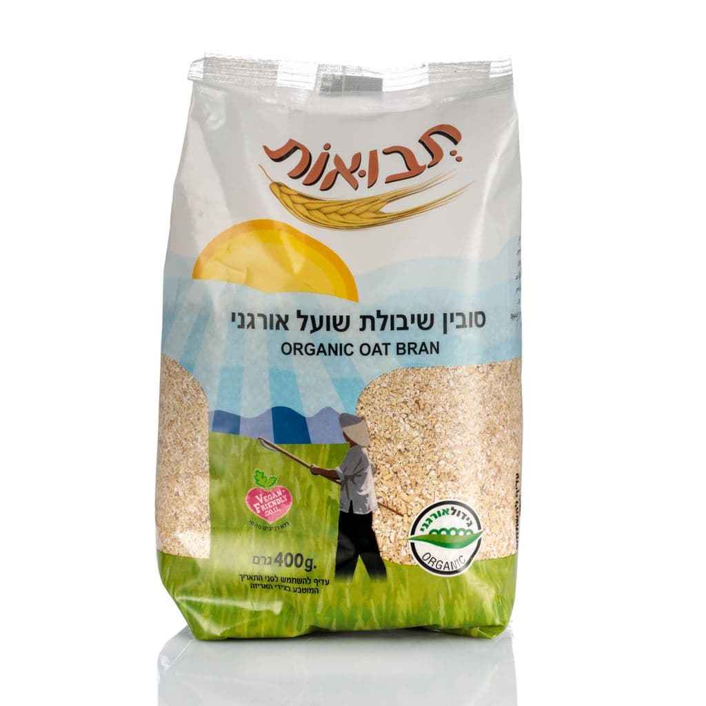 תבואות סובין שיבולת שועל אורגנית 400 גרם