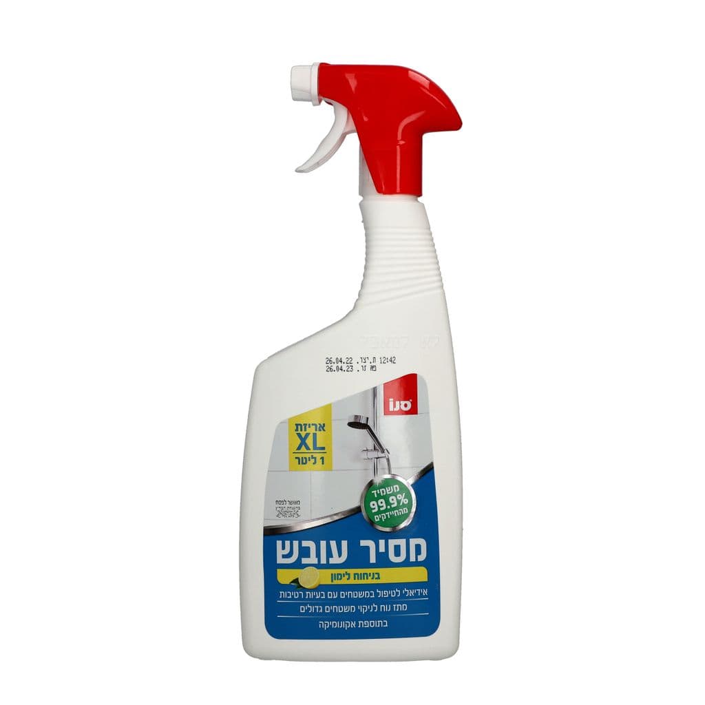 סנו מסיר עובש בניחוח לימון 1 ליטר