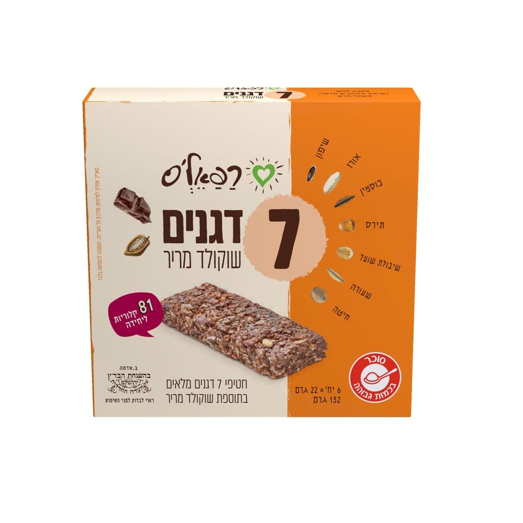 חטיף 7 דגנים שוקולד