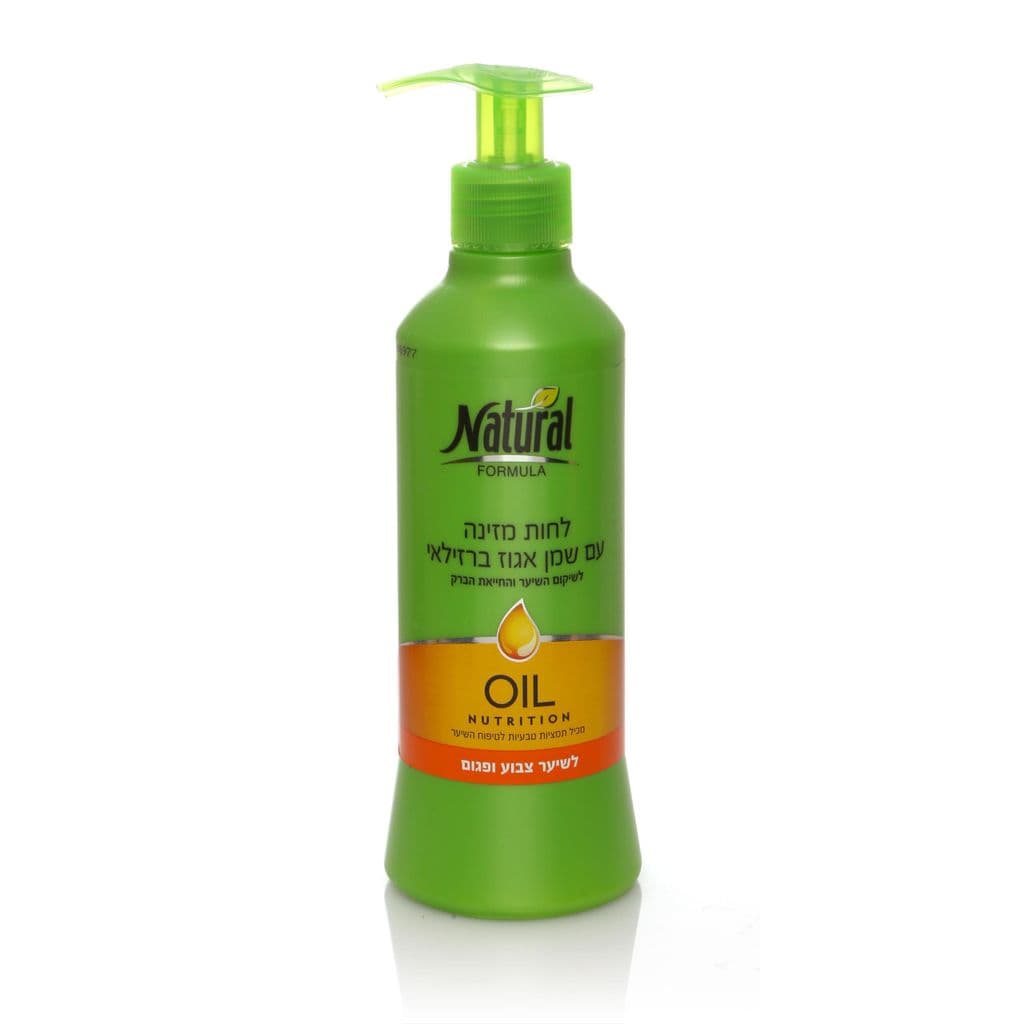 Natural Formula كريم ترطيب للشعر المصبوغ مع زيت جوز البرازيل