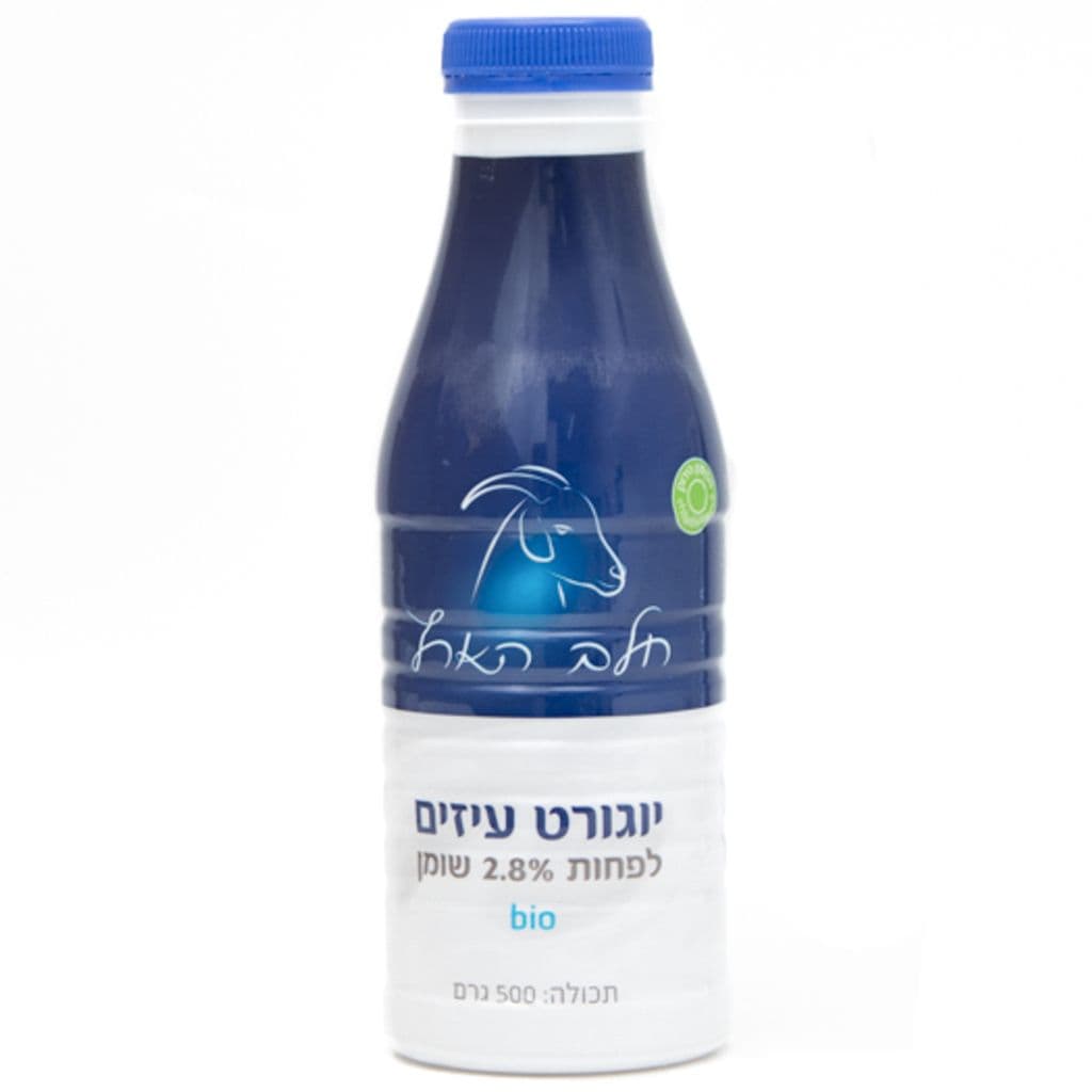 Halav Haaretz натуральный козий йогурт в бутылке 500 г