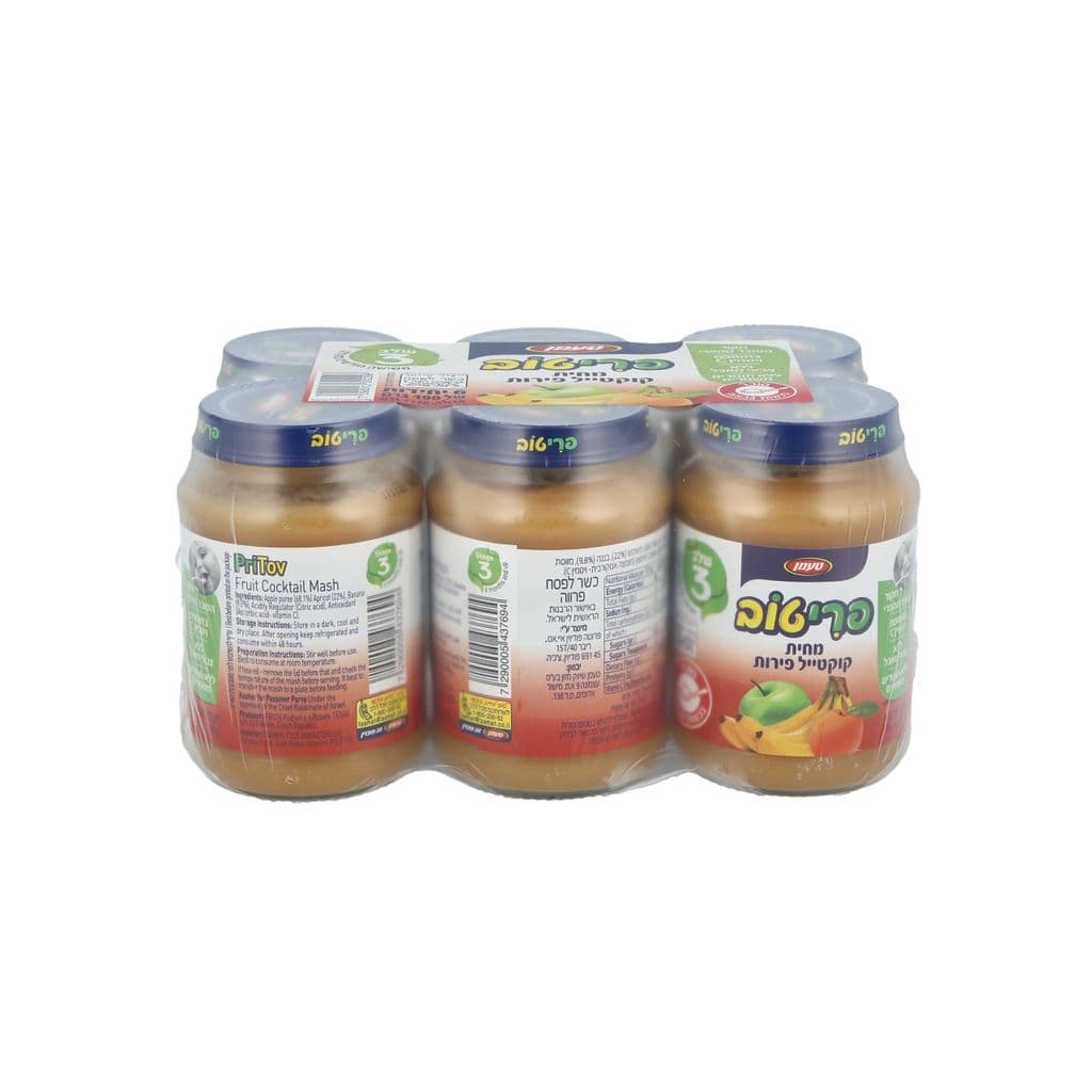 שישיה גרבר פריטוב 190 גר' טעמן קוקטייל פירות