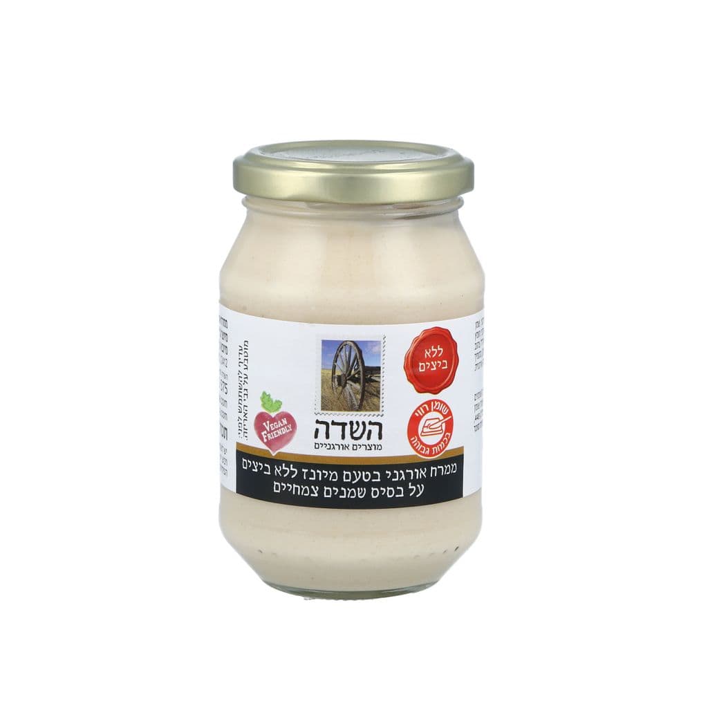 השדה ממרח אורגני בטעם מיונז ללא ביצים 230 גרם
