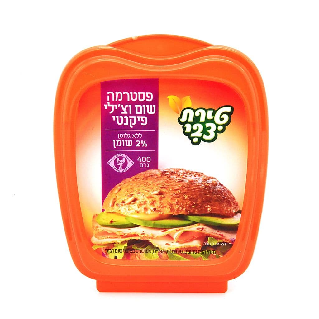 פסטרמה שום וצ'ילי פיקנטי 400 גרם
