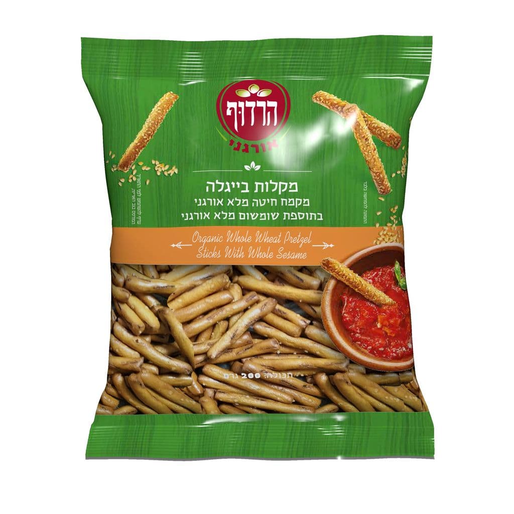 הרדוף בייגלה עם שומשום מקמח מלא אורגני 200 גרם