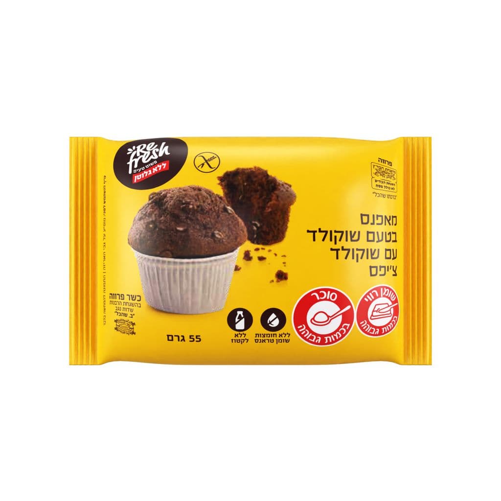 מאפנס שוקולד עם שוקו