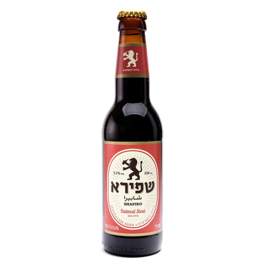 שפירא סטאוט ח"פ 330 בקבוק 24 יח'