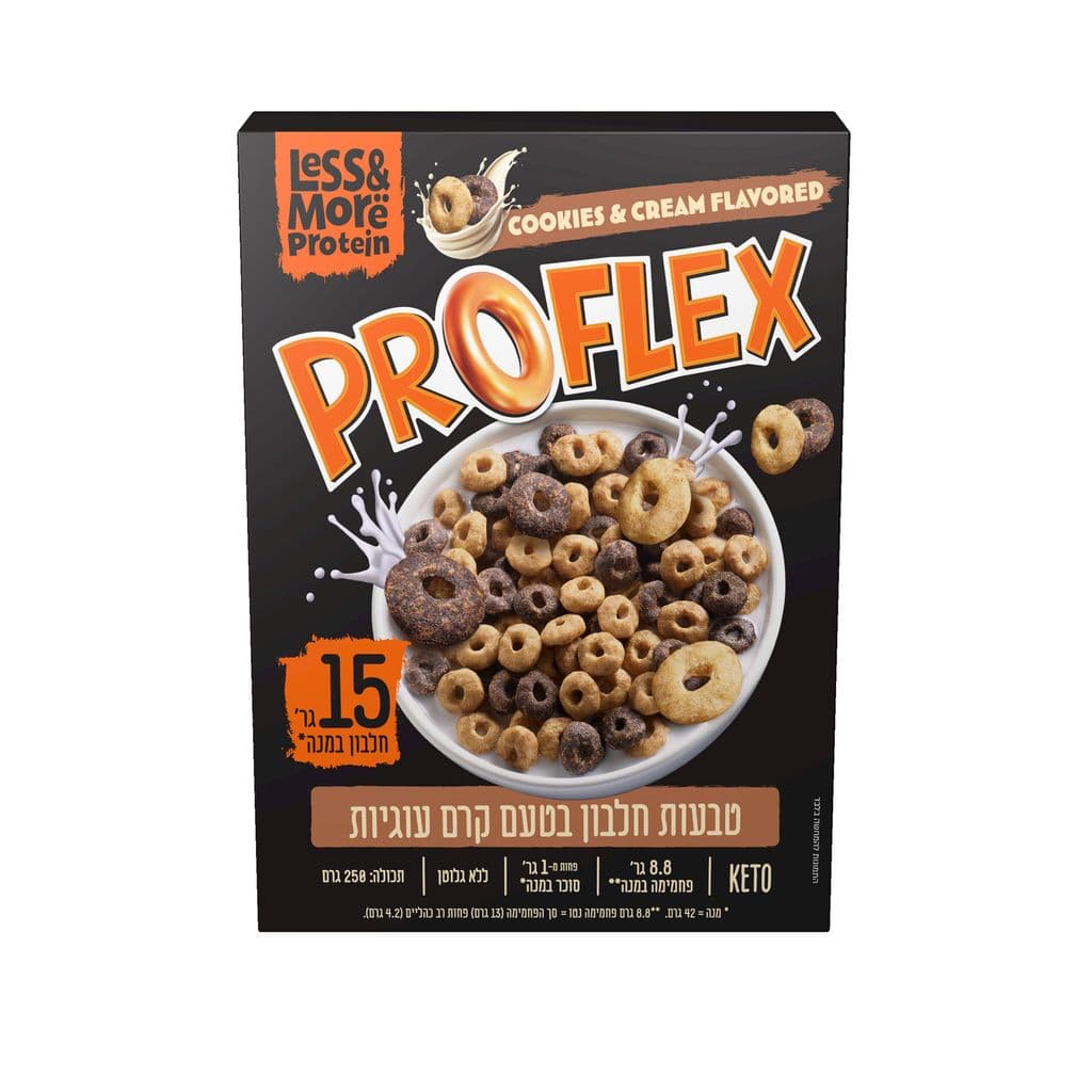 Anneaux protéinés goût crème biscuit 250 g