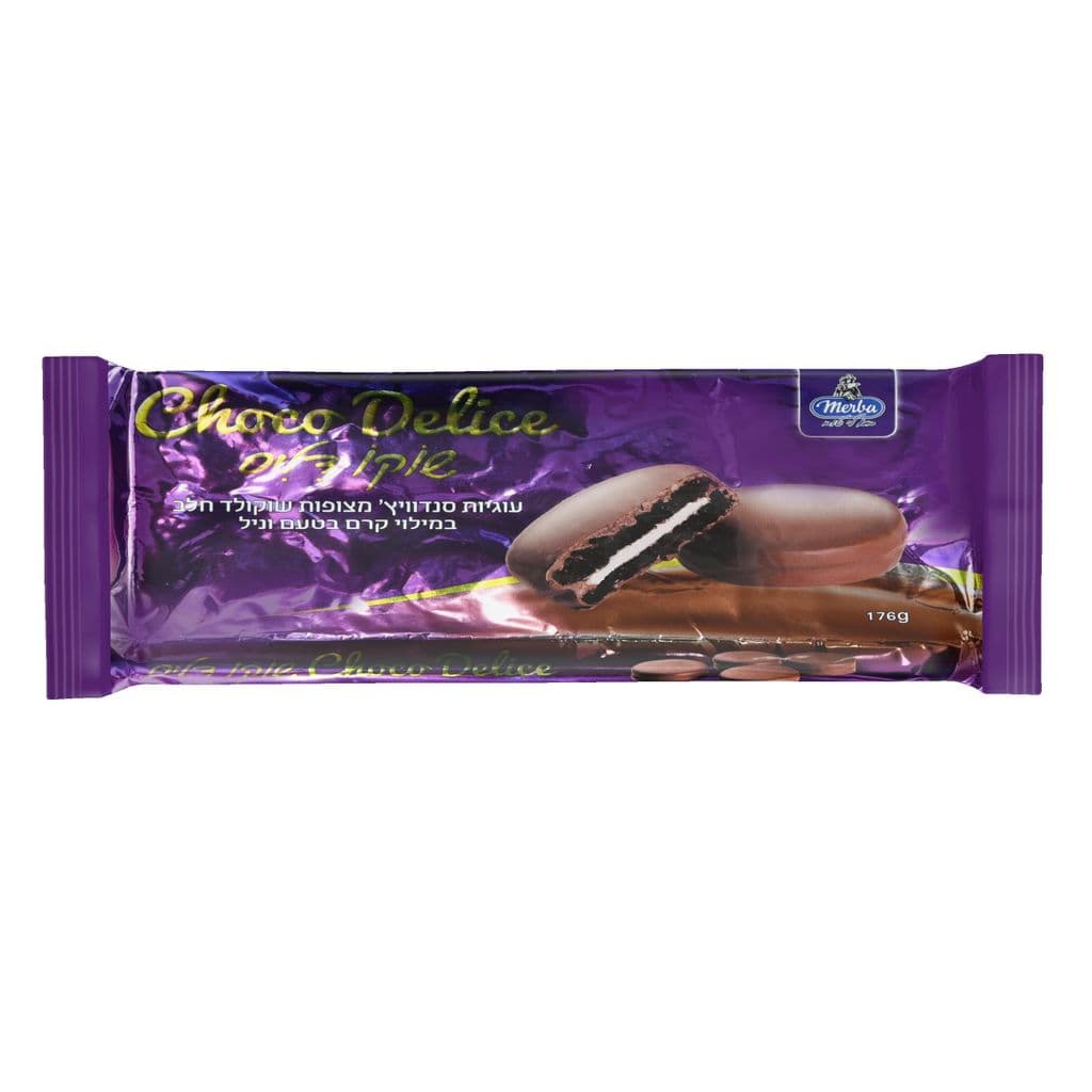 Merba Chocodelicious печенье с ванильной кремовой начинкой