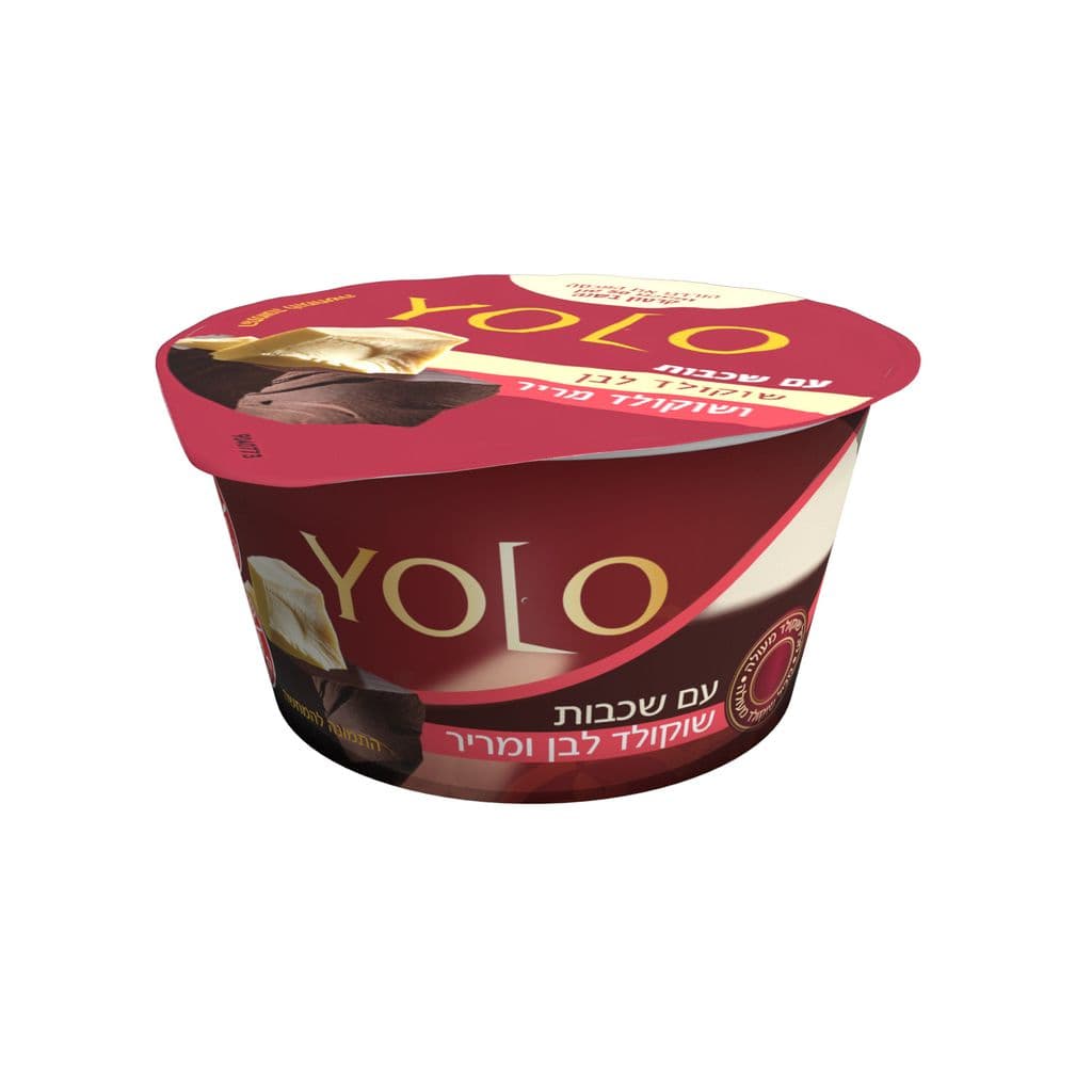 YOLO שכבות שוקולד מריר ולבן
