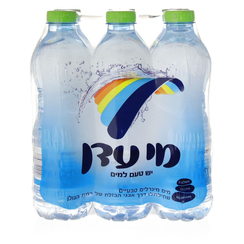 מים מינרליים מי עדן פקק רגיל 0.5 ל' (6)