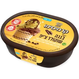 Мороженое Cremissimo со вкусом банана и шоколадной крошкой