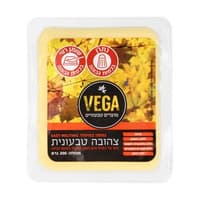 בלוק צהובה טבעונית לגירוד על פיצה