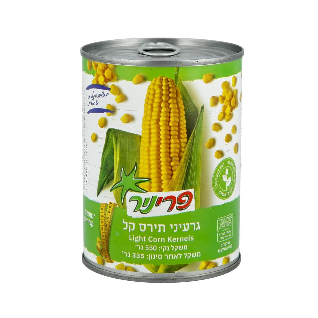 גרעיני תירס קל 335 גרם פרי ניר בדץ עדה חרדית