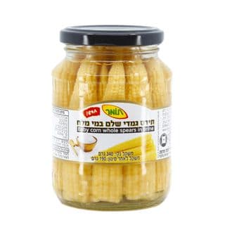 תירס גמדי שלם במי מלח