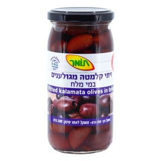 צנצנת זיתי קלמטה נטולי גלעין במי מלח 12X