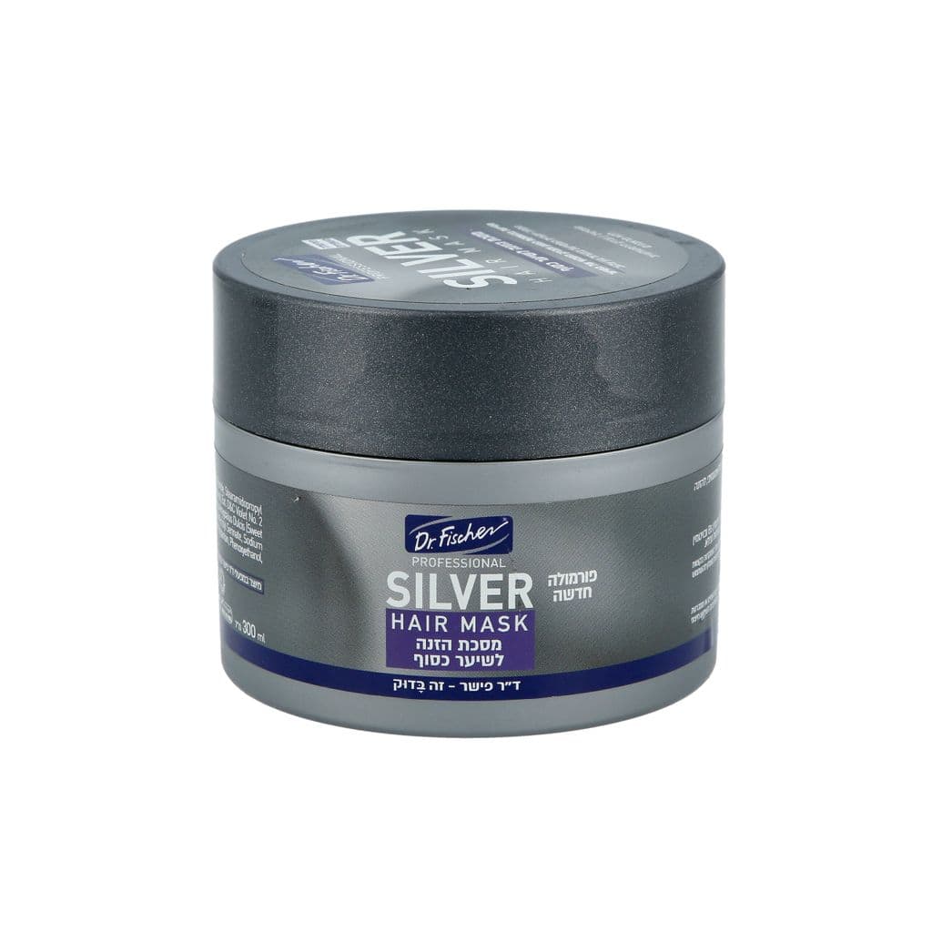 ד"ר פישר SILVER סילבר מסכת הזנה לשיער כסוף 300 מ"ל